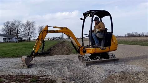 digging driveway mini excavator|mini excavator controls run through.